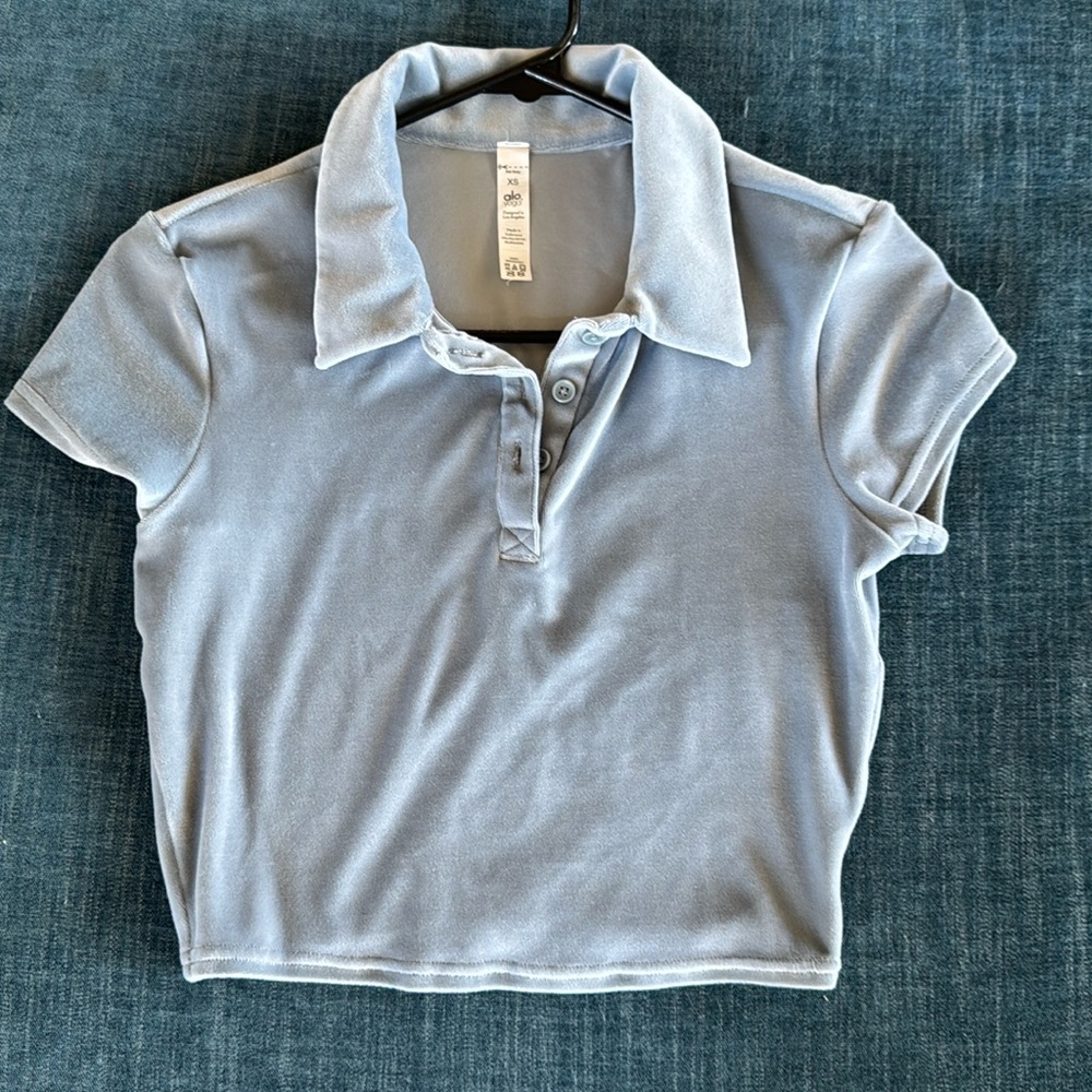 Alo Yoga Crop Polo XS